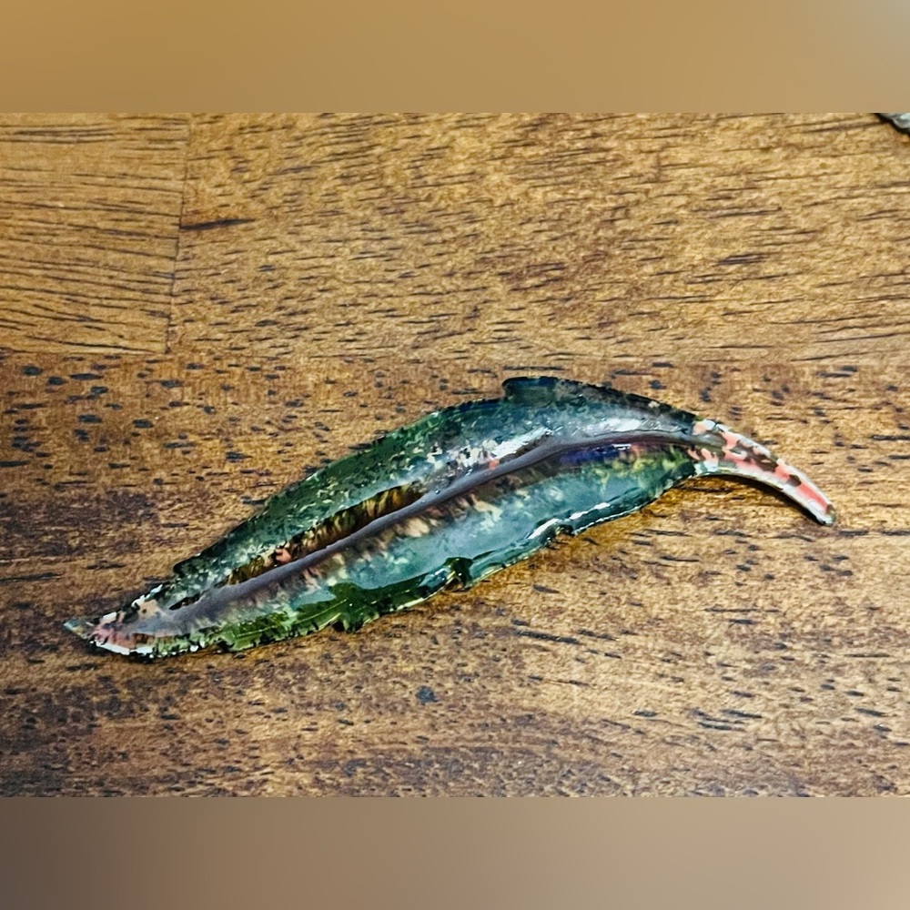 Vintage Leaf Brooch
